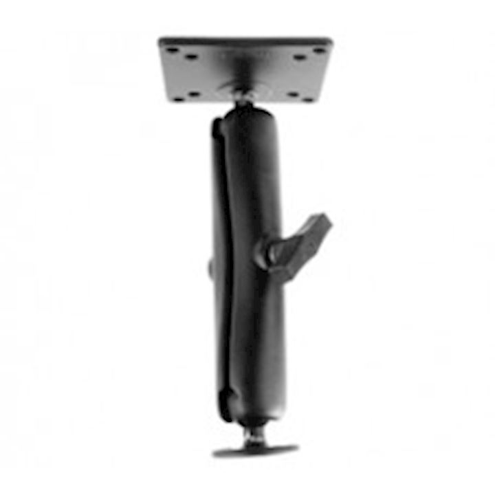 (RAM-101-D-246) Long Double Socket Arm with Round Base and VESA Plate